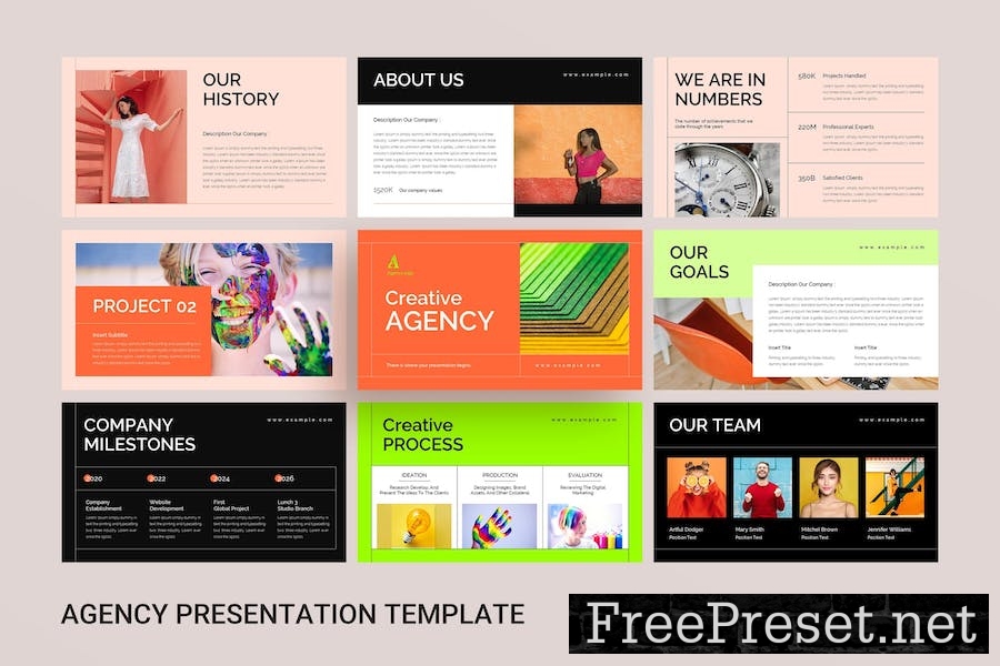 Creative Agency Keynote Presentation Template