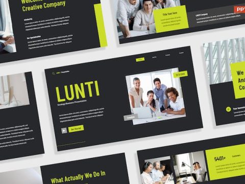 Creative Black Lime Strategy Business 023