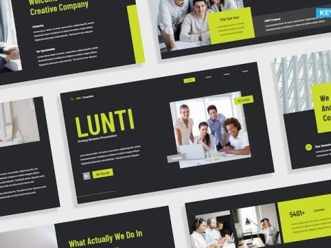 Creative Black Lime Strategy Business 023 XZCTTTS
