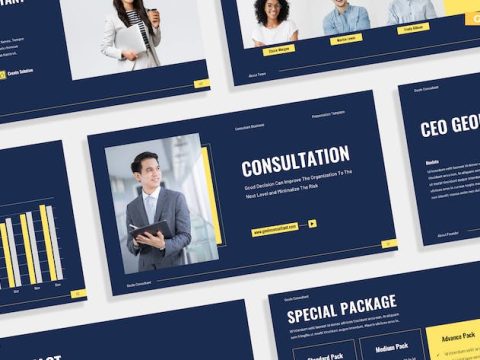 Creative Blue Yellow Business Company Profile 001