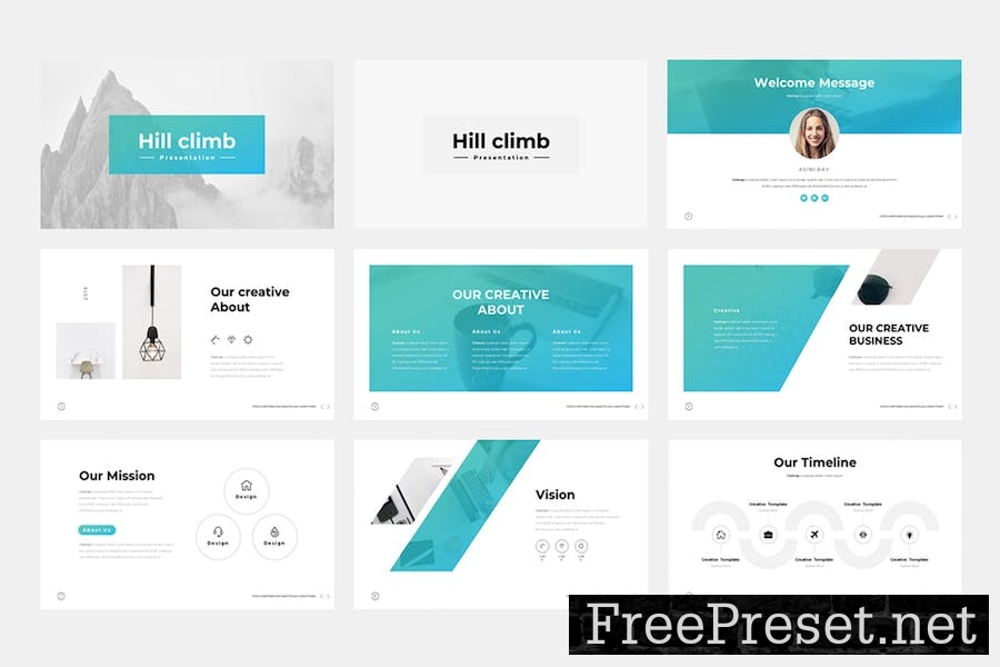 Creative Business Powerpoint Template 5SVK4ZD