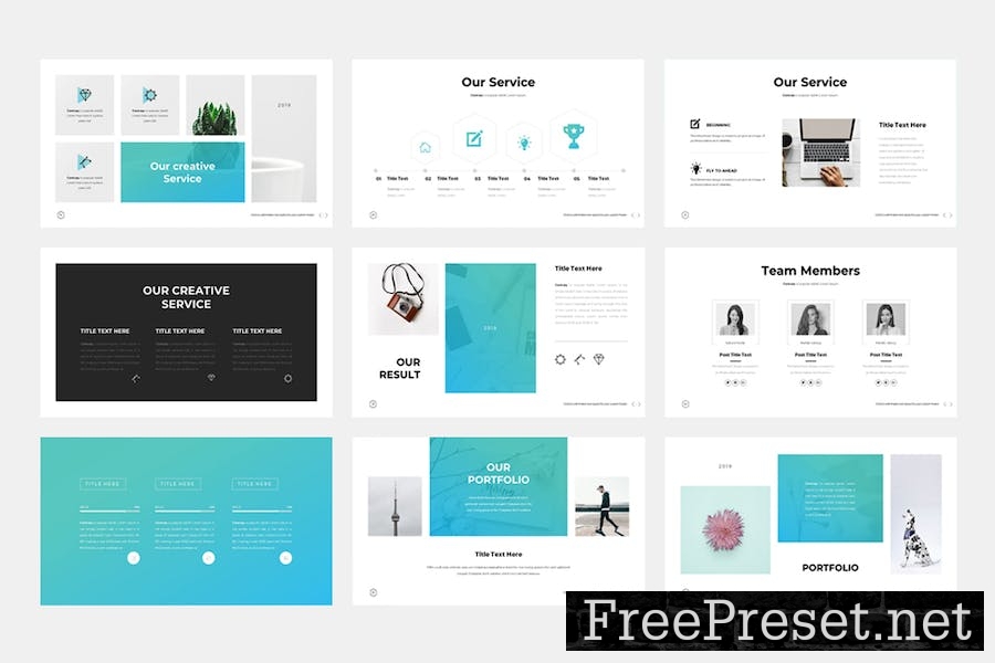 Creative Business Powerpoint Template 5SVK4ZD