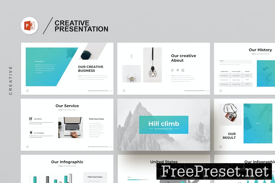 Creative Business Powerpoint Template 5SVK4ZD