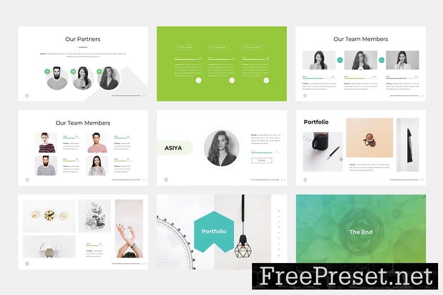 Creative Business Presentation Template NC7DXR5