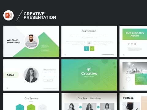 Creative Business Presentation Template NC7DXR5