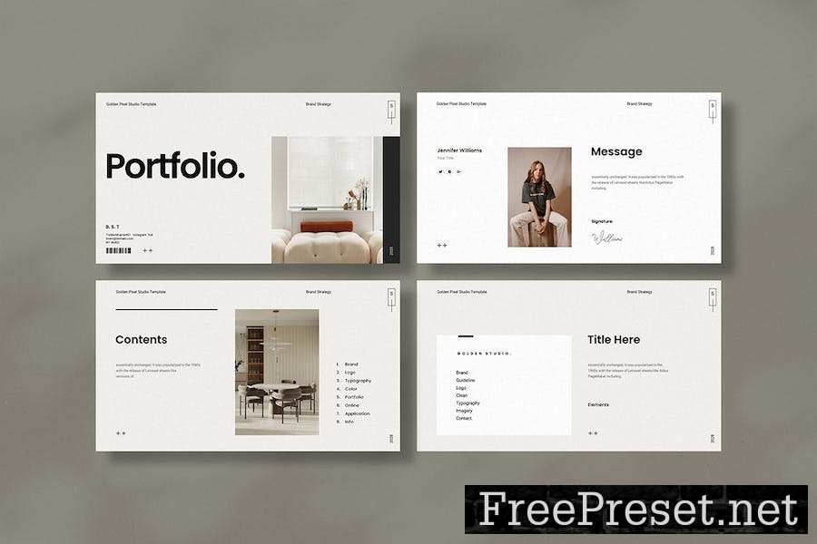 Creative Design, Portfolio Template 4L3ZGN8