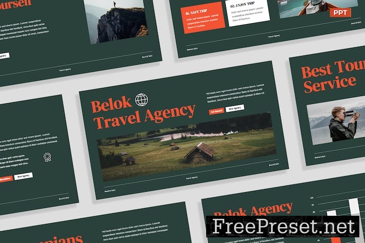 Creative Green Red Travel Agency 023 2JSVNTX