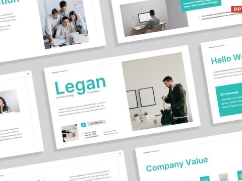 Creative White Teal Business Strategy 023 2XGN72Z