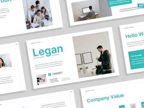 Creative White Teal Business Strategy 023