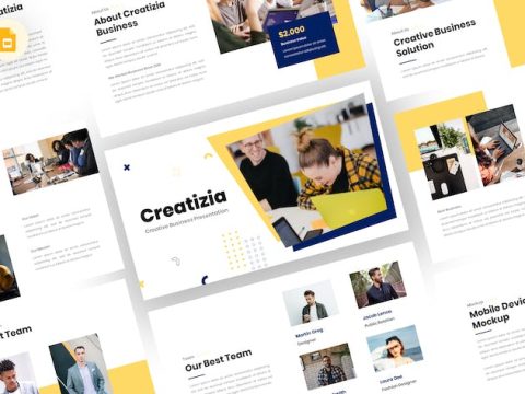 Creatizia - Creative Google Slides Template