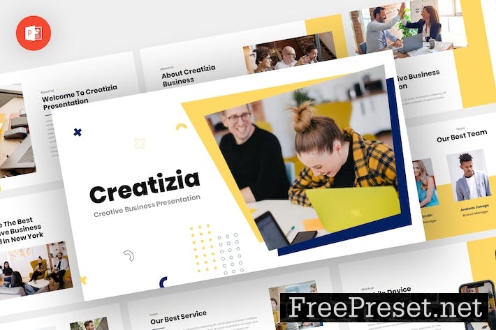 Creatizia - Creative Powerpoint Template FH6UR9F