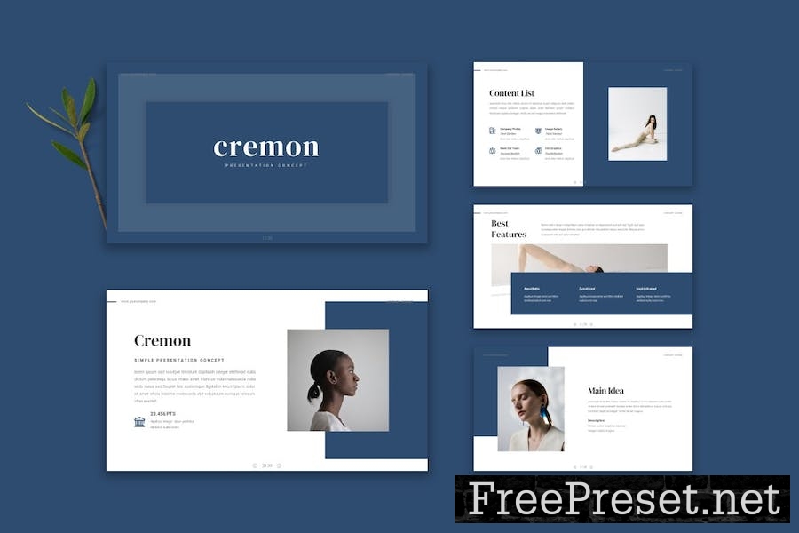 Cremon - Google Slide Template W5GYHAG