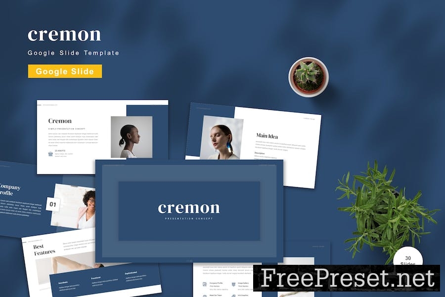 Cremon - Google Slide Template W5GYHAG