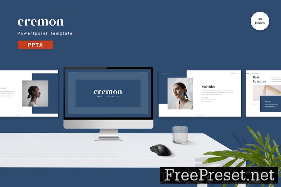 Cremon - Powerpoint Template LPQV2XN