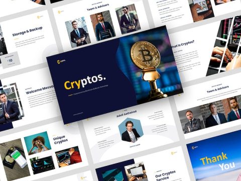 Cryptos - Cryptocurrency Google Slides Template Q2NECYH