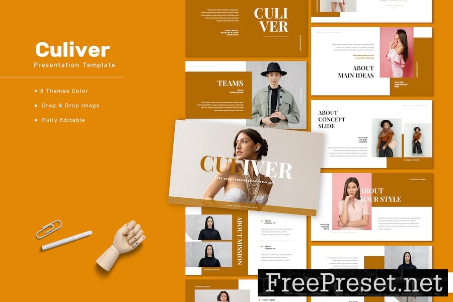 Culiver - Lookbook Keynote Template T2AUH54