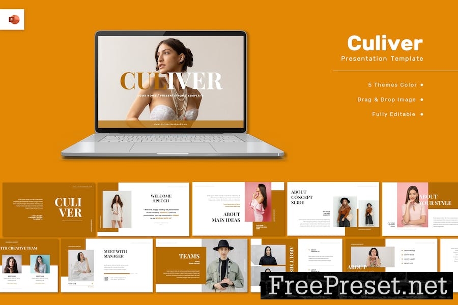 Culiver - Lookbook Powerpoint Template