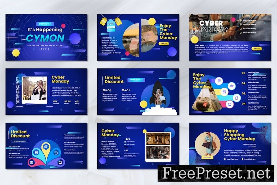 Cymon - Cyber Monday Keynote Template P2A37XY