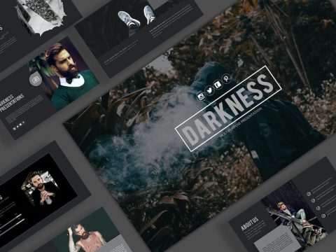 Darkness Keynote Template AXVCXHJ