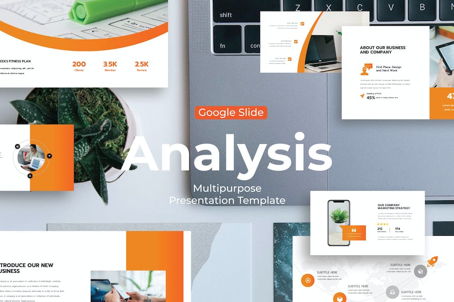 Data Analysis - Google Slide Template BG9WLRT