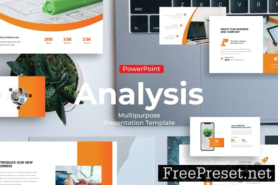 Data Analysis - PowerPoint Template LR9HAQF