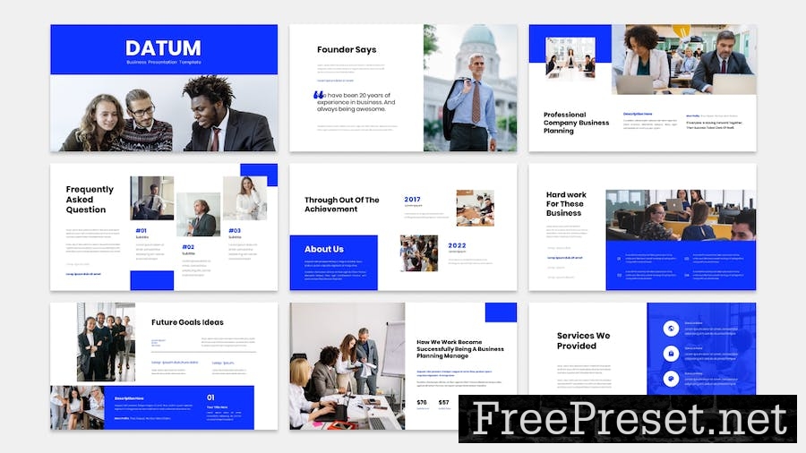 Datum - Business Presentation Google Slide Templat RZEFKUQ