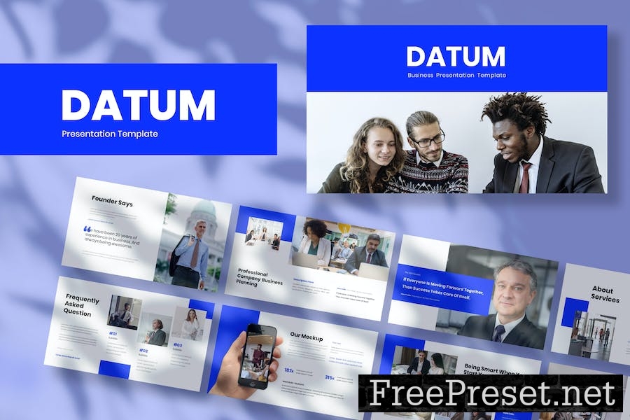 Datum - Business Presentation Google Slide Templat RZEFKUQ