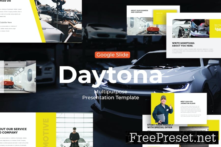 Daytona - Google Slide Template JCST2ZD