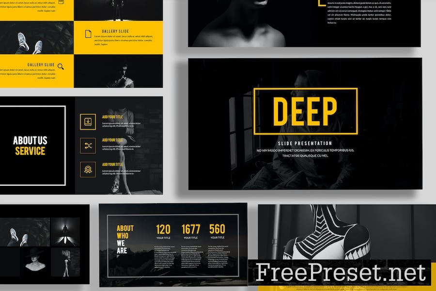 Deep Google Slides Template 63V272Q