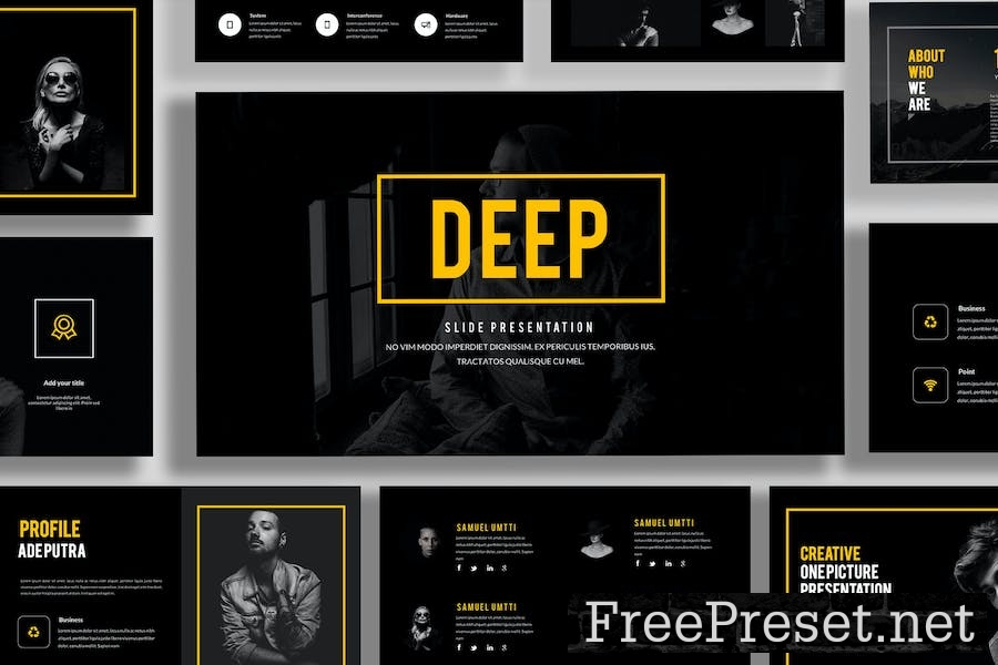 Deep Keynote Template 2FV8Y5J