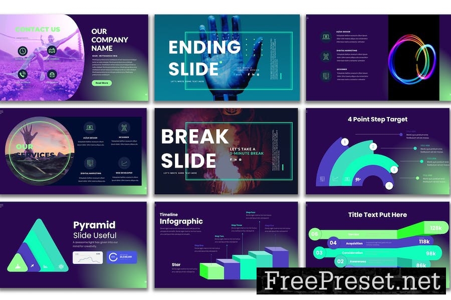 Demian - PowerPoint Presentation Template CTFQN9E