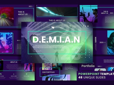 Demian - PowerPoint Presentation Template CTFQN9E