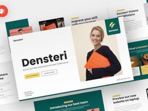 Densteri - Education Powerpoint Template 2M4XAD8