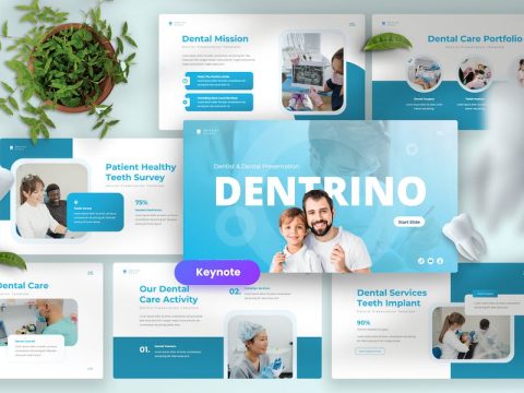 Dentrino - Dentist & Dental Clinic Keynote 46RHC8R