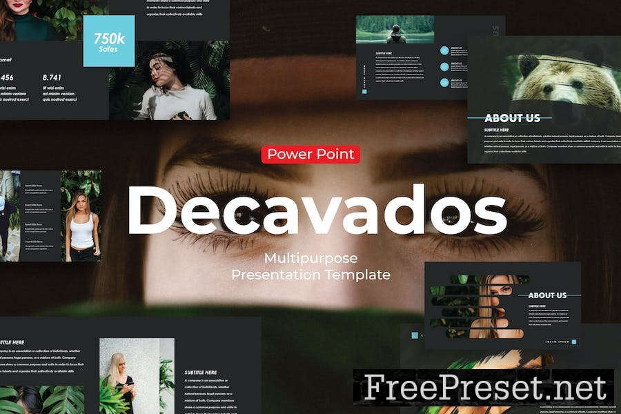 Descalvados - PowerPoint Template XFEUN4T