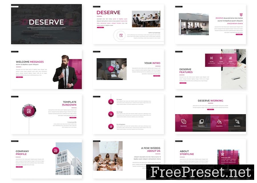 Deserve - Business Google Slides Template