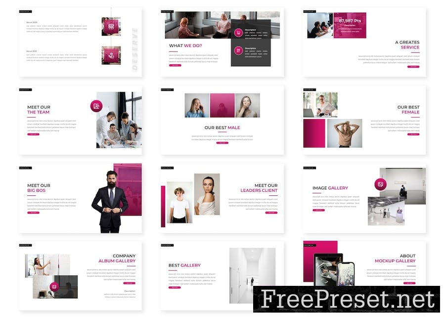 Deserve - Business Google Slides Template