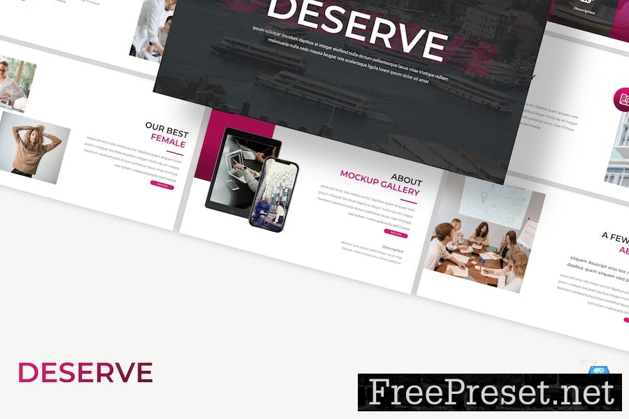 Deserve - Business Keynote Template 74BDPP9