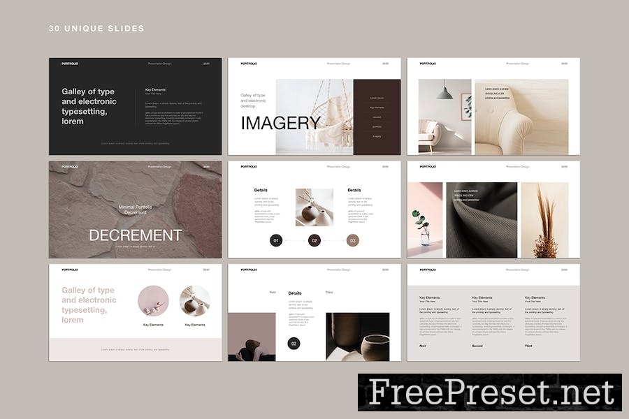 Design / Portfolio Presentation Template