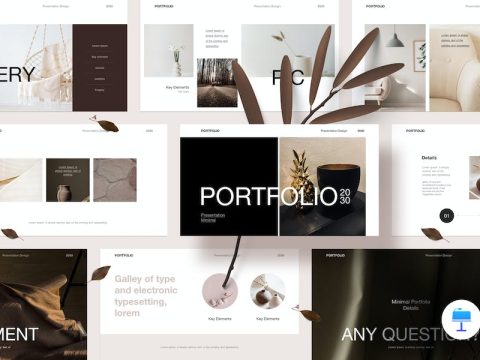 Design / Portfolio Presentation Template PD5RHAF