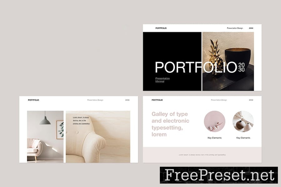 Design / Portfolio Presentation Template X274YAZ