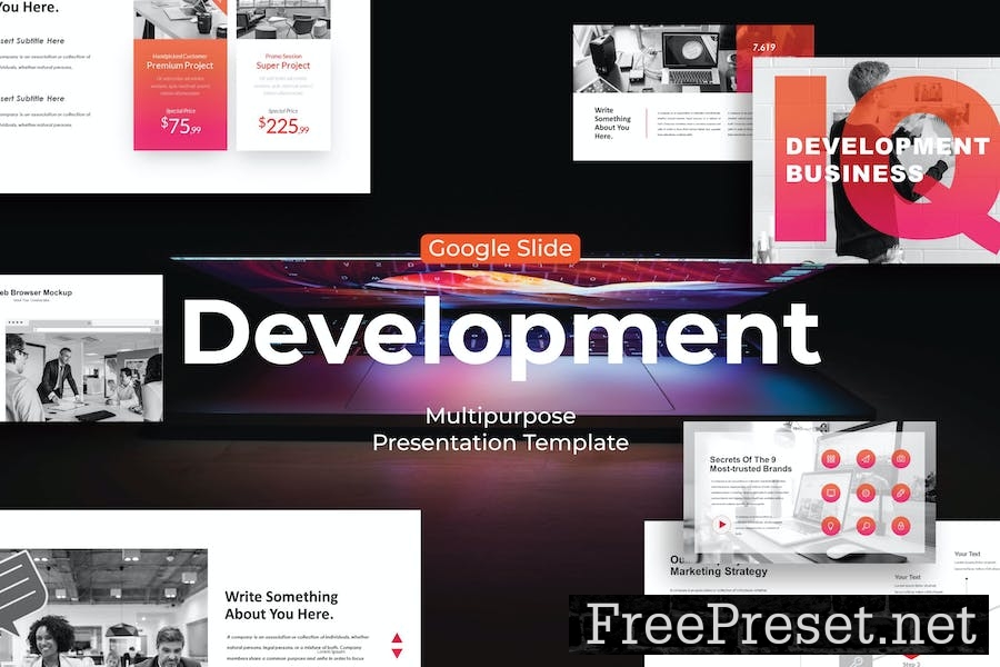 Developmet - Google Slide Template