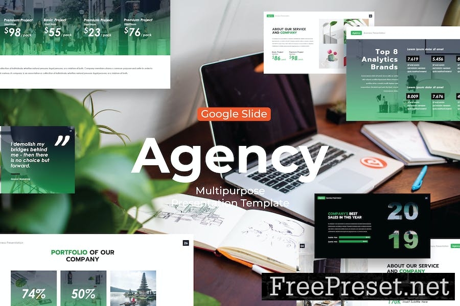 Digital Agency - Google Slide Template PXZPPAK