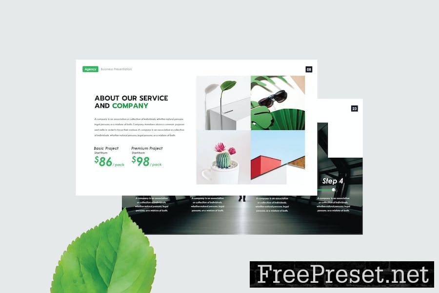 Digital Agency - PowerPoint Template A89QEHK