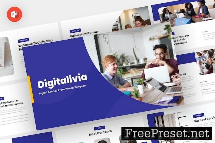 Digitalivia - Digital Agency Powerpoint Template