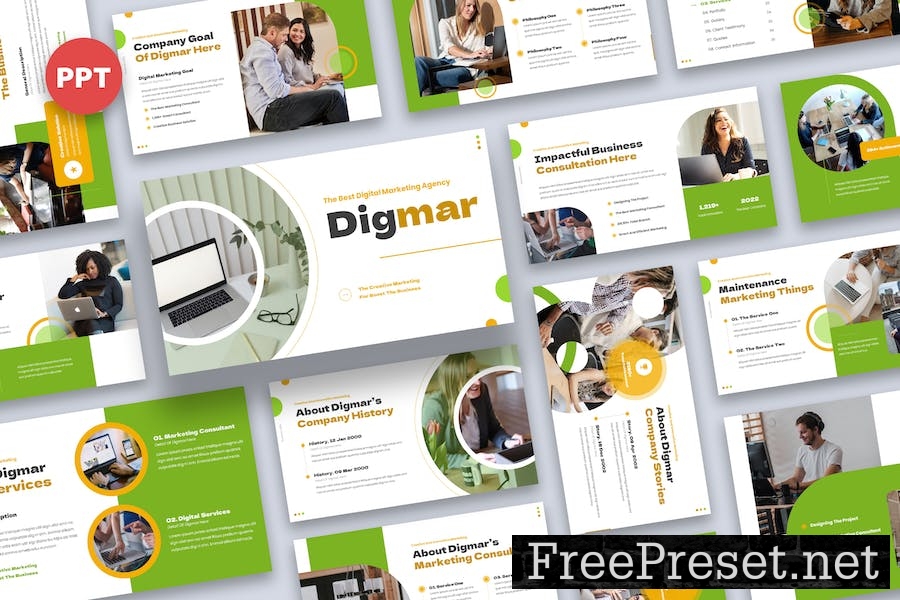 Digmar - Digital Marketing Powerpoint