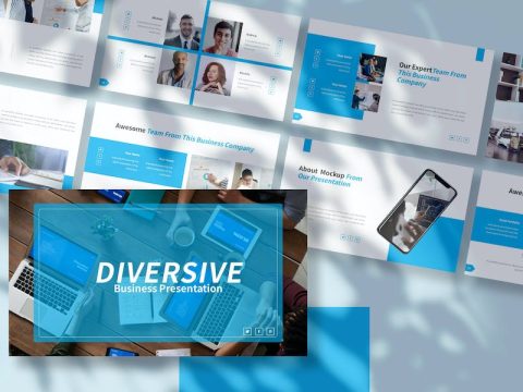 Diversive - Business Presentation Google Slide Tem 5K54GTM