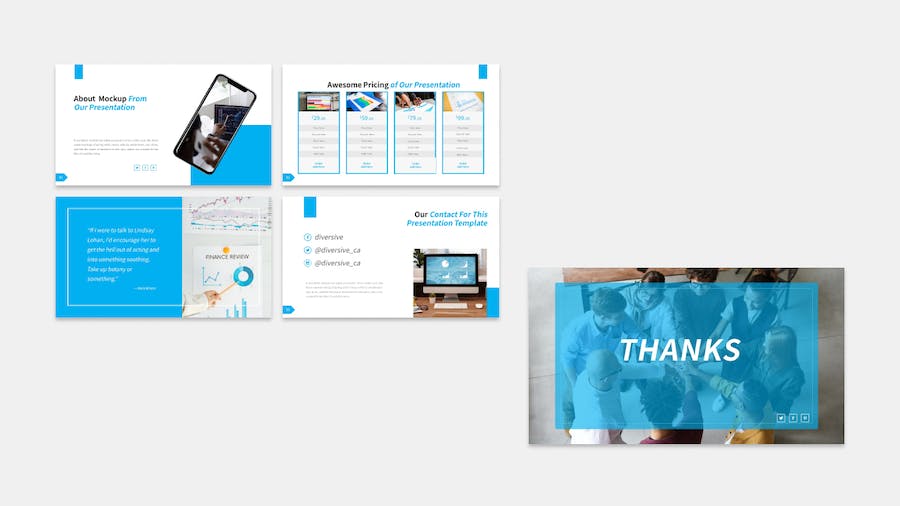 Diversive - Business Presentation Keynote Template UW7XGDE