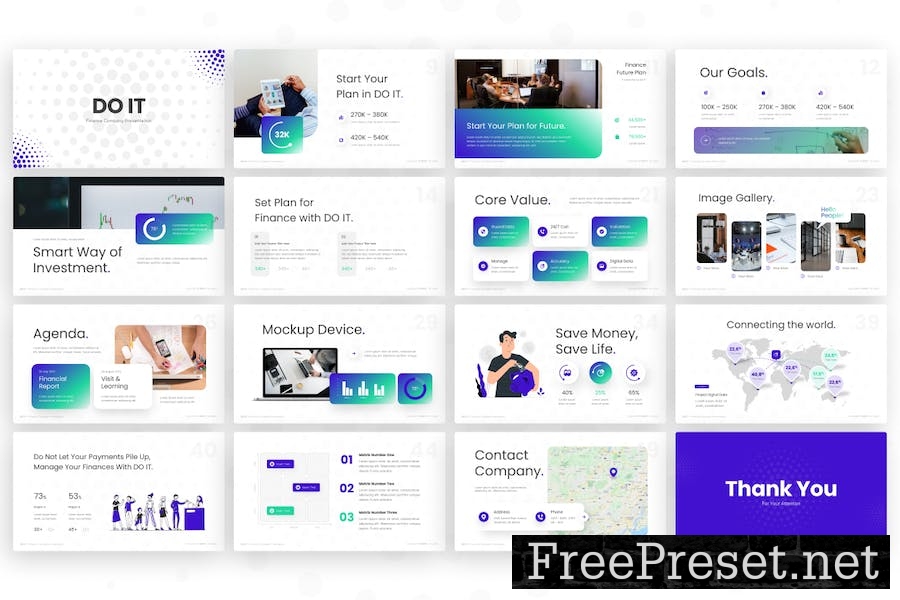 DO IT Financial Multipurpose Keynote Template K6XQQLX
