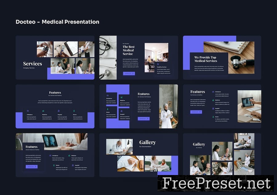 Docteo - Medical PowerPoint Presentation 7R5EHX3